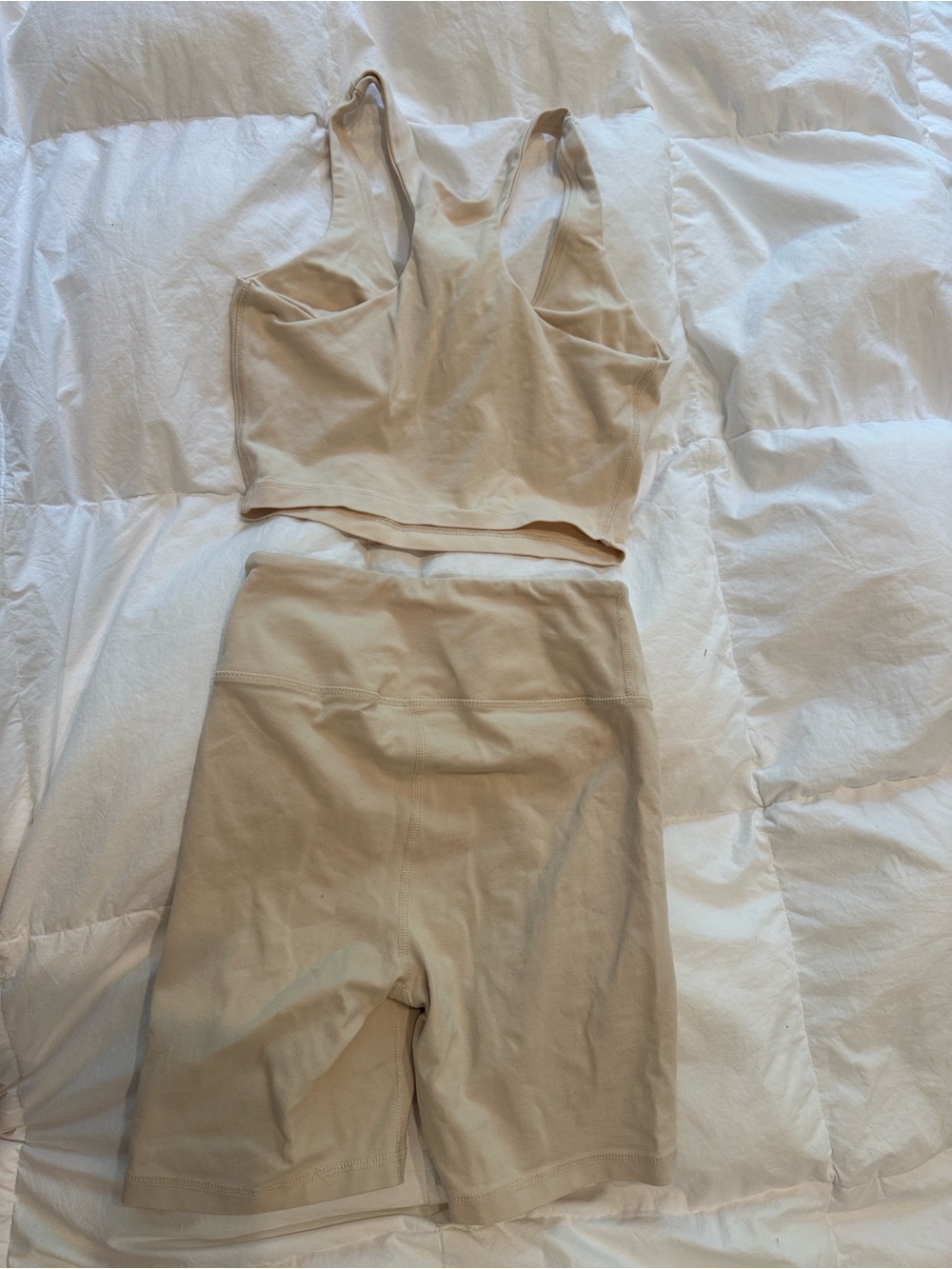 SET for sale. MATE the Label organic bike shorts and racerback crop tank - Picture 7 of 9